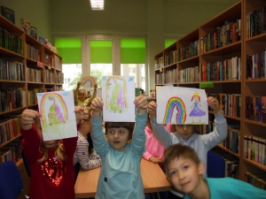 Przedszkolaki w bibliotece