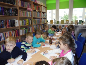 Przedszkolaki w bibliotece