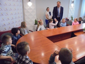 Przedszkolaki w Urzędzie Miasta