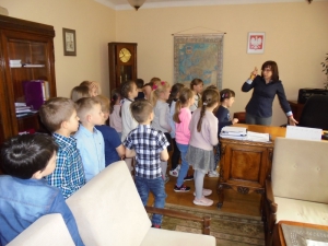 Przedszkolaki w Urzędzie Miasta