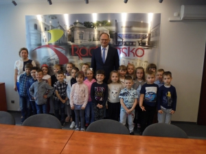 Przedszkolaki w Urzędzie Miasta