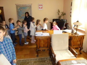 Przedszkolaki w Urzędzie Miasta
