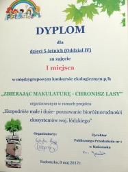 Zbiórka makulatury 2017