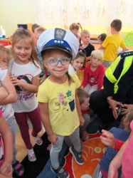 Policjanci w przedszkolu