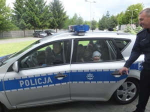  Wycieczka do komendy powiatowej policji w Radomsku - grupa IV - 2015
