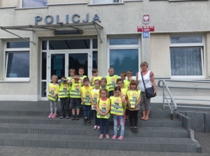 Wycieczka Do komendy Powiatowej Policji w Radomsku