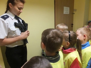Wycieczka Do komendy Powiatowej Policji w Radomsku