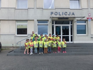Wycieczka Do komendy Powiatowej Policji w Radomsku