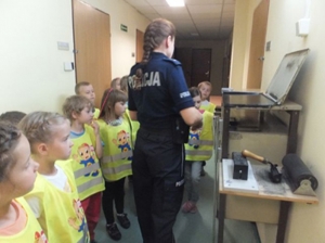 Wycieczka Do komendy Powiatowej Policji w Radomsku