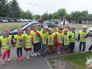 Wycieczka Do komendy Powiatowej Policji w Radomsku