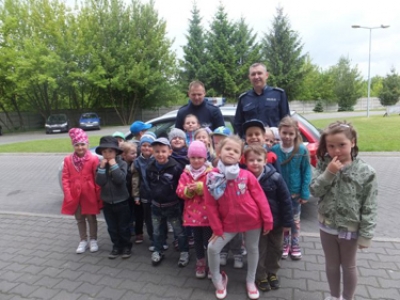 Wycieczka do komendy Powiatowej Policji w Radomsku - grupa IV - 2015